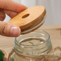 86 mm Mason Jar -deksels met stro glas stro
